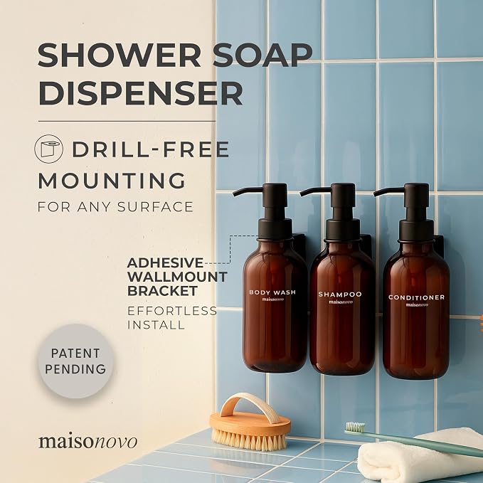MaisoNovo Shampoo and Conditioner Dispenser - Image 2