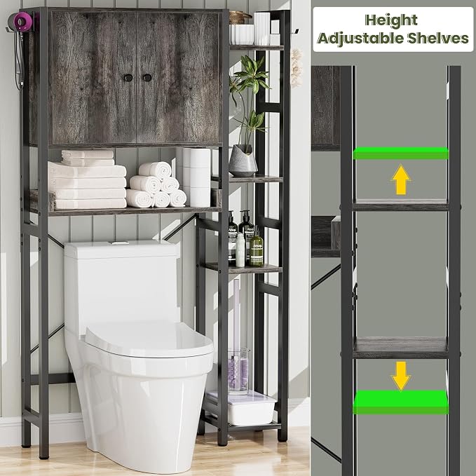 Over The Toilet Storage Cabinet - Image 6