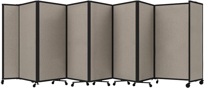 Versare Room Divider 360 Portable Wall Partition | Folding Panels | Large by VERSARE