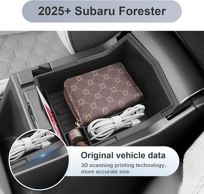 SKTU 2-Pack for 2025 2026 Subaru Forester Center Console Organizer for 2025 - Image 4