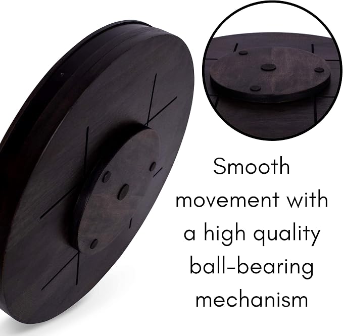 BIRDROCK HOME Wooden Lazy Susan Turntable - Image 5