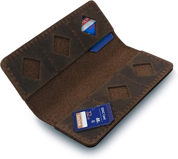 MegaGear Leather SD Card Holder by MegaGear