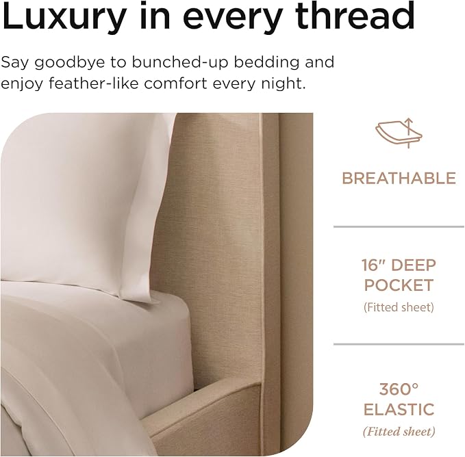 Threadmill Supima Sheet Set | 656 Thread Count Sheets - Image 5