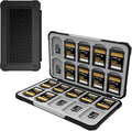 Memory Card Case with 40 Slots for 20 Micro SD SDXC SDHC TF Cards and 20 SD by Anyskill