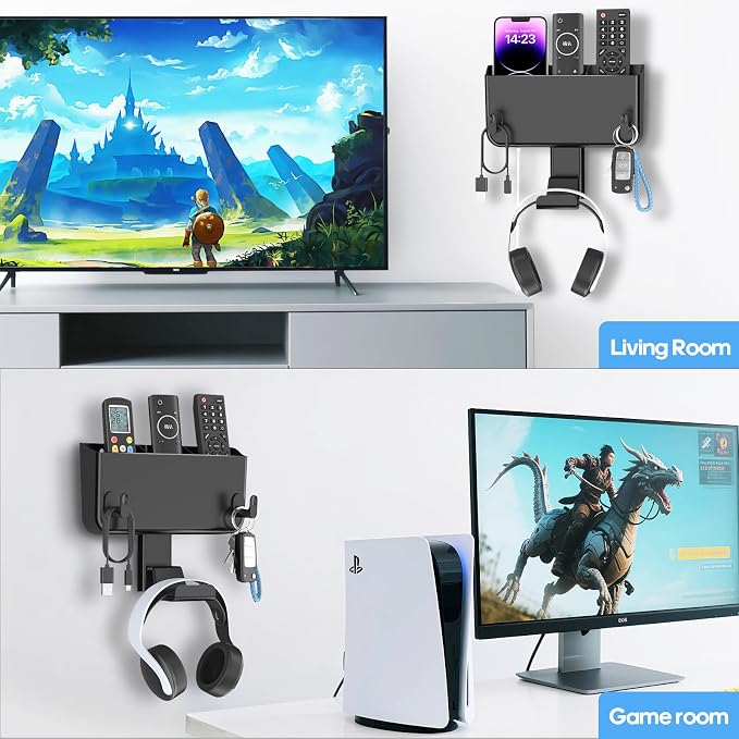 Adhesive Remote Control Holder Wall Mount - Image 7