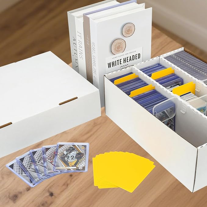 4Pack 3Pack Card Box for Trading Card, 2400-count Cardboard Card Storage Box - Image 6