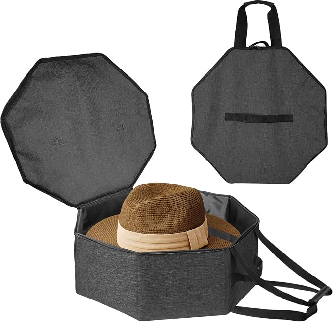 Boczif Hat Storage Box for Women and Men, Hat Storage bag for Travel Collapsible by Boczif