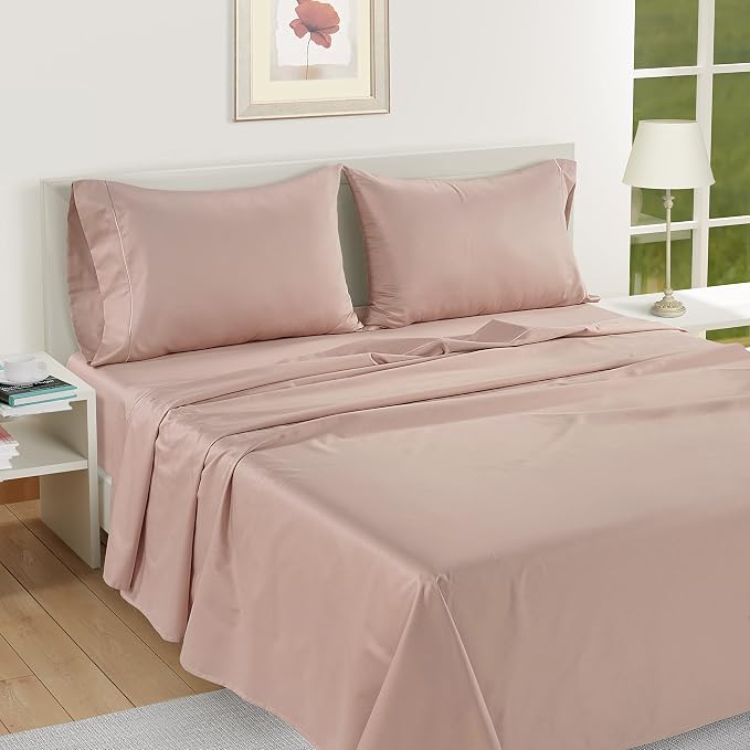LANE LINEN Pillow Case Covers King Set of 2 100% Egyptian Cotton Sateen Soft - Image 4