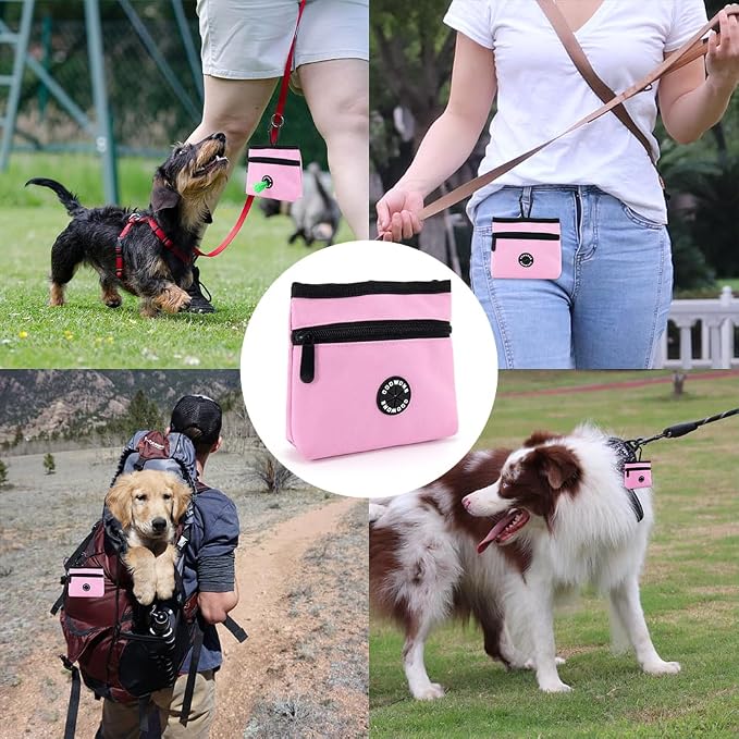 COOWONE Dog Treat Pouch with Pet Training Clicker, Detachable Dog Puppy - Image 7
