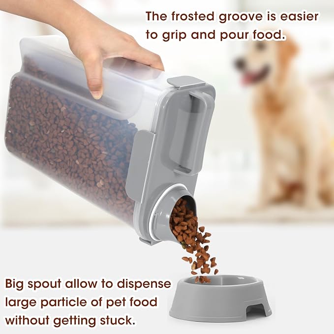 TBMax Pet Food Storage Containers 2 Pack 8-10 Lbs Airtight Dog Food Container - Image 3