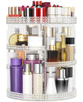 360 Degree Rotating Makeup Organizer, Extra Large Capacity Organizador De by HEMTROY