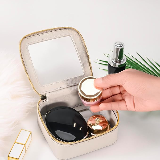 Aveniee Mini Clear Makeup Bag, Small Cosmetic Bags Travel Toiletry Pouch - Image 4