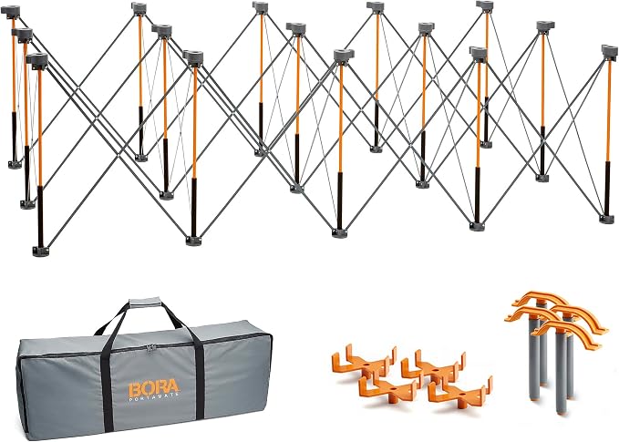 BORA Centipede 30in Folding Work Table Set by BORA