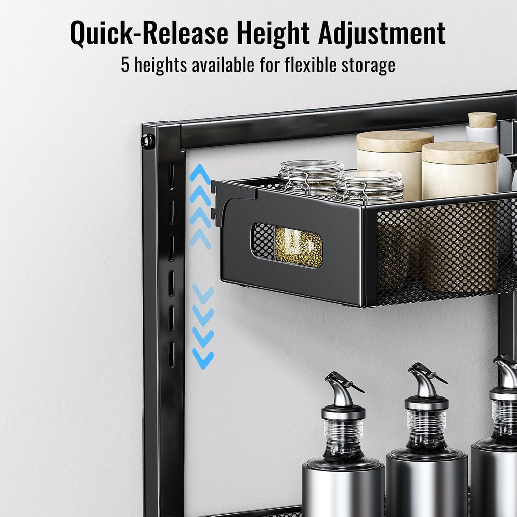 Under Sink Organizer, Silk-Smooth Metal Sliding Drawer Organizers and