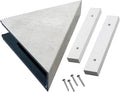 Palisade Vinyl Waterproof Corner Shower Shelf in Wintry Mix by PalisadeWallTilesandPlanks