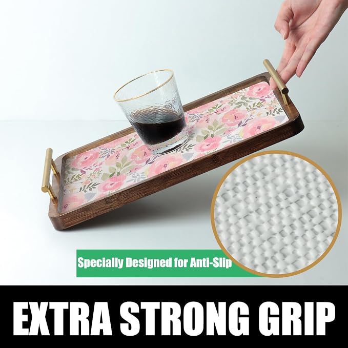 Peach Peony Shelf and Drawer Liner - Image 5