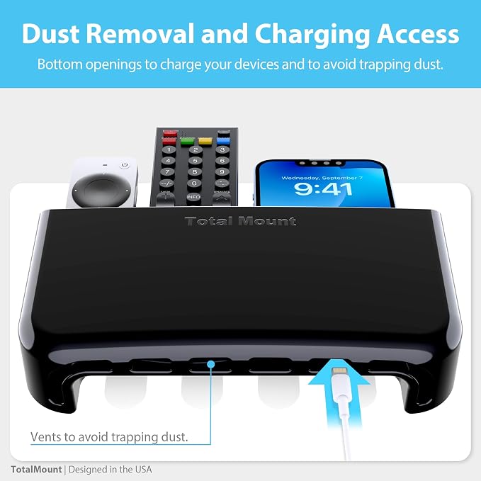 TotalMount Hole-Free Remote Holder – Eliminates Need to Drill Holes in Your Wall - Image 7