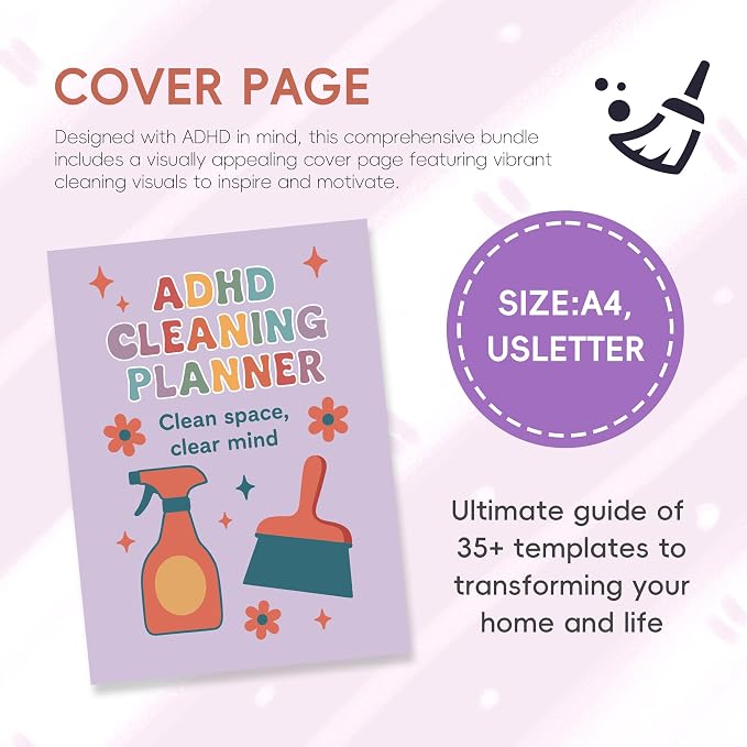 ADHD Cleaning Planner | Home Cleaning Schedule - Image 2
