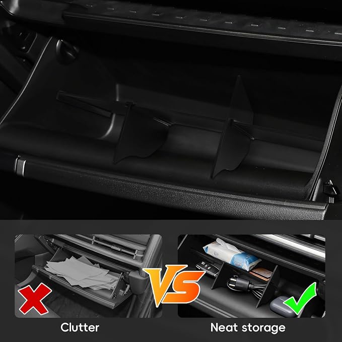 MARCHFA Center Console Glove Box Divider Organizer Compatible - Image 3