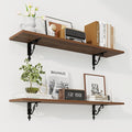 RICHFOCUS Floating Shelves for Wall Decor, 35.4W x 8D Shelves Set of 2 by Unknown