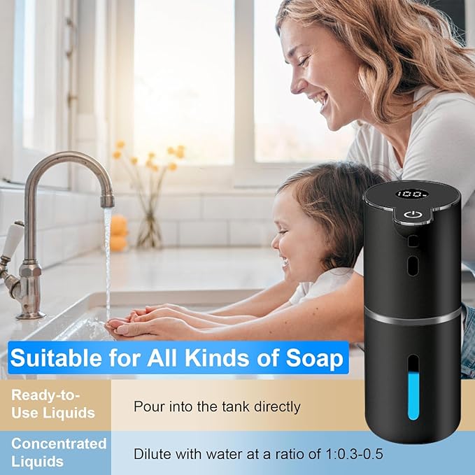 Automatic Liquid Soap Dispenser Touchless, USB Rechargeable Smart Hand Soap - Image 6