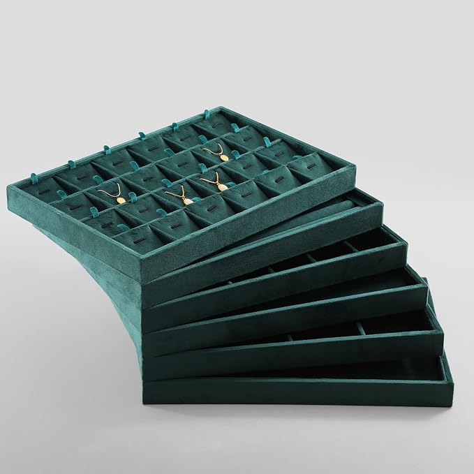 Necklace Storage Tray, Velvet Bracelet Display, Premium Jewelry Organizers - Image 5
