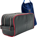 Dopp Gift Large Travel Toiletry Bag Premium Quality PU Leather Two compartments by viprestige