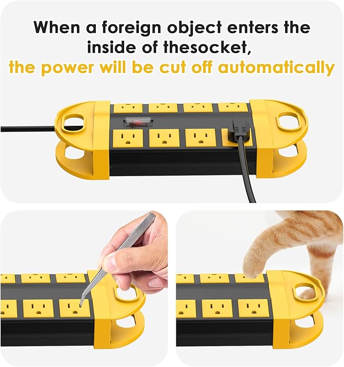 CCCEI GFCI Outdoor Power Strip Weatherproof - Image 7