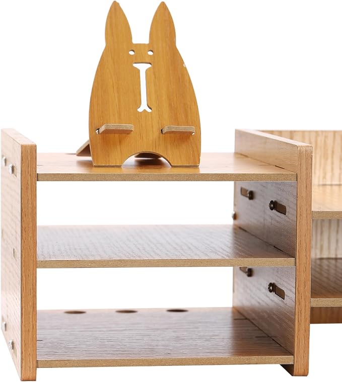 Wood Computer Monitor Stand for Desk Monitor Riser - Image 6