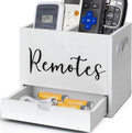 Remote Control Holder, 2 Slot Wooden TV Remote Holder by MZYOUHUO