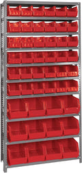 Quantum Storage Systems QSBU-230240RD Giant Open Hopper Steel Shelving System by QuantumStorageSystems