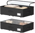 Underbed Storage Bins with Wheels, No Assembly Required by EASIERLIFEENJOYWORLDBEAUTY