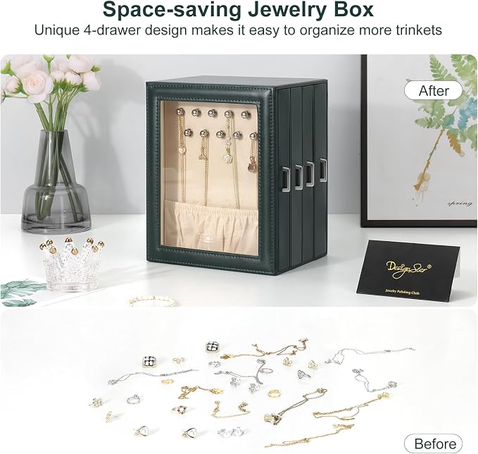 DesignSter Jewelry Box Organizer, Jewelry Box - Image 5