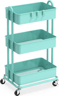 Simple Houseware 3-Tier Heavy Duty Metal Utility Rolling Cart by SimpleHouseware