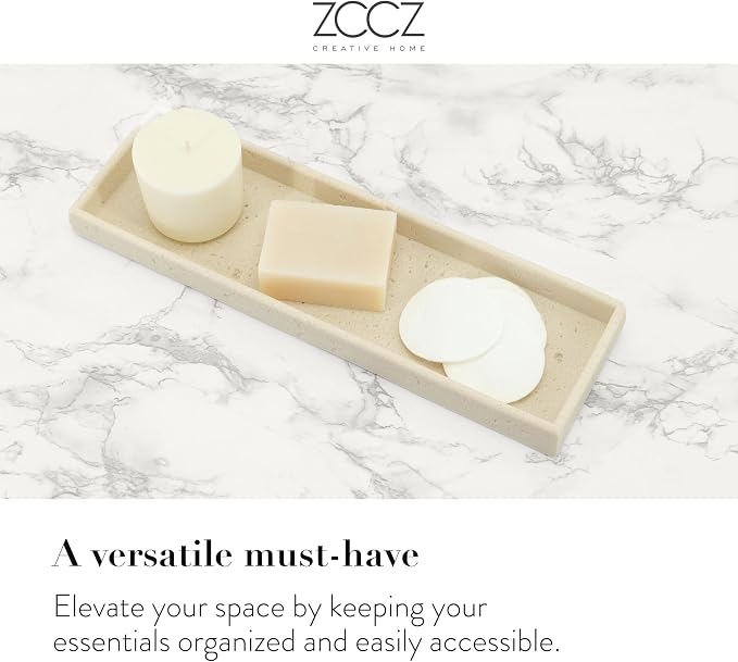 ZCCZ -Beige Bathroom Accessories Set 4 Pcs - Image 6