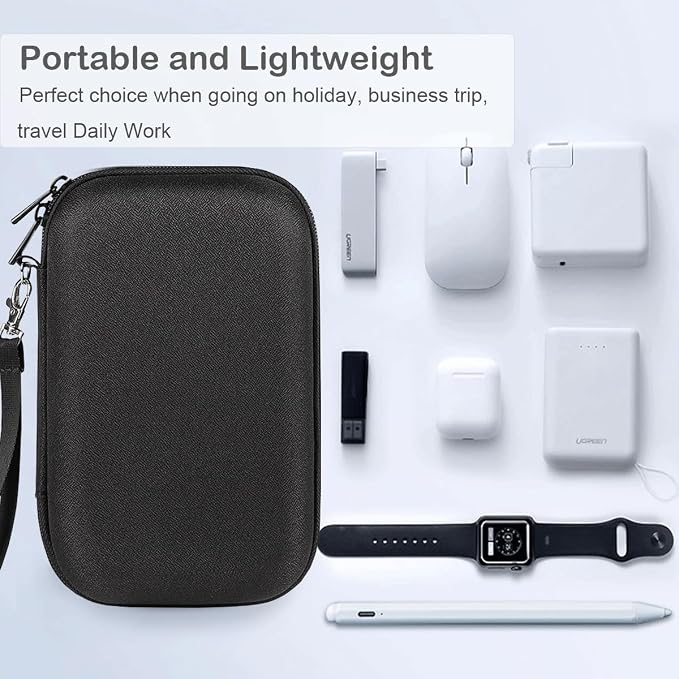 External Hard Drive Case, Shockproof Hard EVA Carrying Case Electronics - Image 5