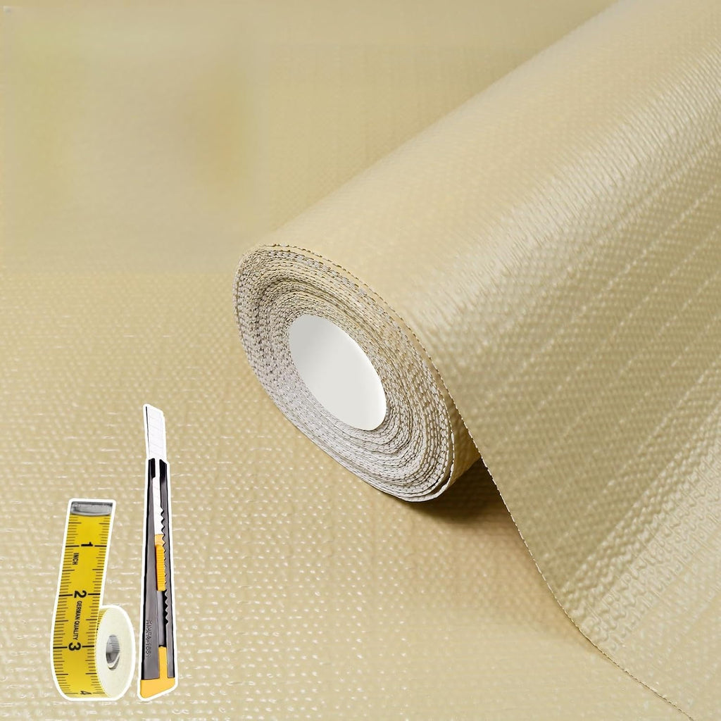 Shelf Liners for Kitchen Cabinets 12in x 30FT, Non Adhesive Drawer