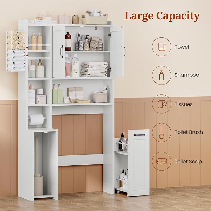 Over The Toilet Storage Cabinet - Image 5