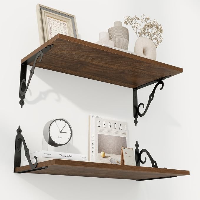 RICHFOCUS 12 Inch Deep Floating Shelves by Unknown