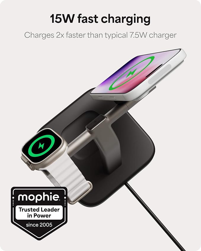 Mophie 3-in-1 Wireless Charging Stand - Image 2