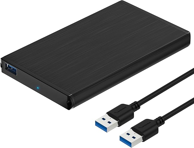 SABRENT Ultra Slim USB 3.0 to 2.5-Inch SATA External Aluminum Hard Drive by SABRENT