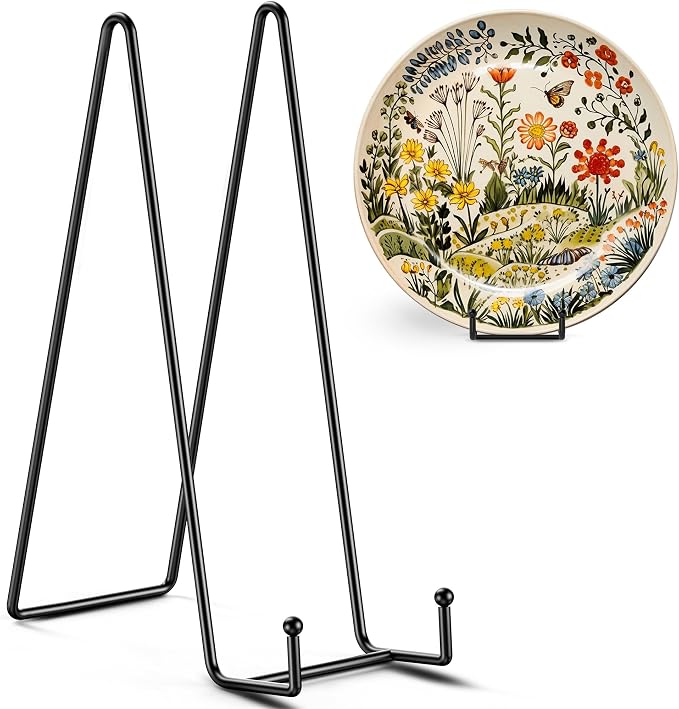 TR-LIFE 4 Pack 12 Inch Large Plate Stands/holder by TR-LIFE