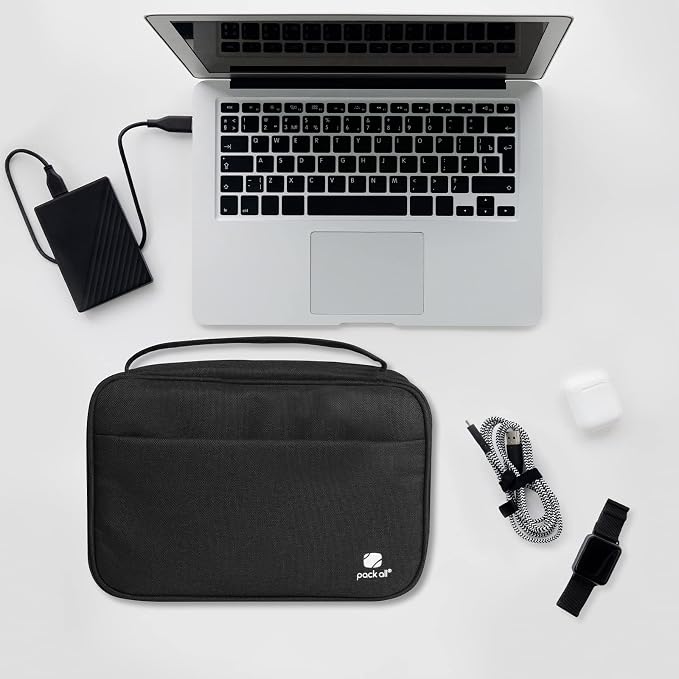 pack all Electronic Organizer Plus, Larger Capcity Cable Organizer Bag - Image 10