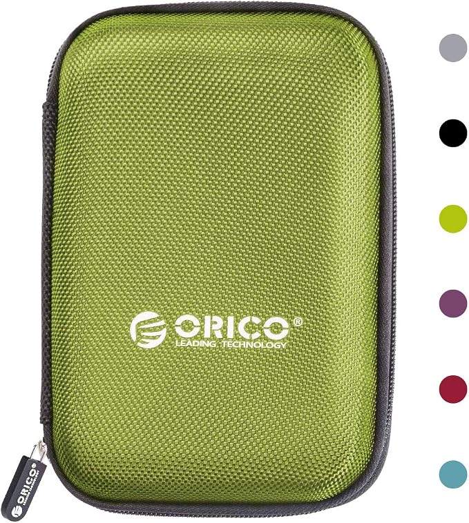 ORICO Hard Drive Case 2.5 inch External Drive Storage Carrying Bag Waterproof by ORICO