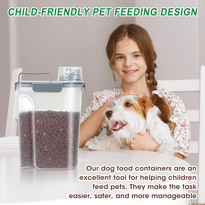 TBMax Large Cat Food Storage Container, Portable Dog Food Container - Image 4