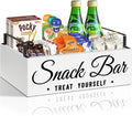 Snack Organizer for Countertop, Wood Pantry Storage Bins by Unistyle