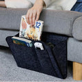 Bringsine 5 Pockets Bedside Caddy, Felt Bed Storage Organizer Hanging Bag Holder by Bringsine