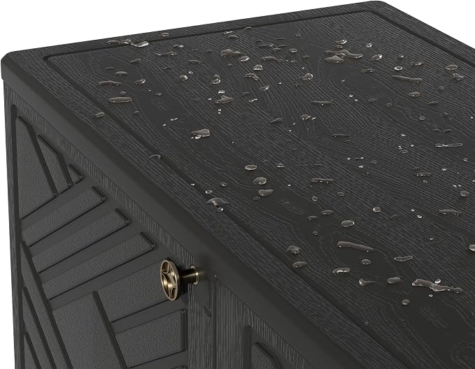 ADDOK Indoor Outdoor Plastic Storage Cabinet 34"x15"x34" - Image 8