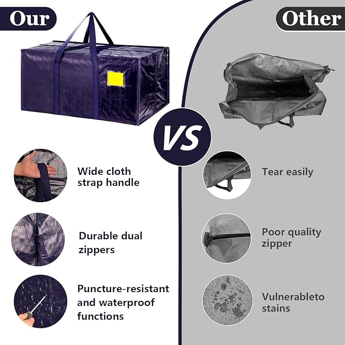 12 Pack Extra Large Heavy Duty Moving Bags - Image 5