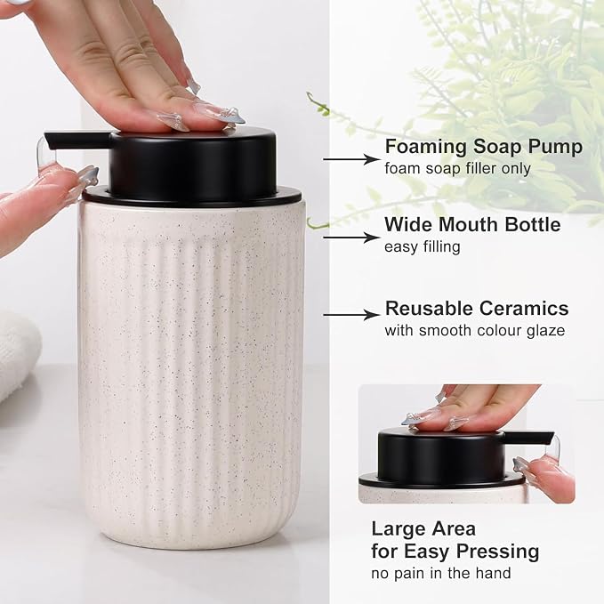 BosilunLife Beige Bathroom Accessories Set - Image 2